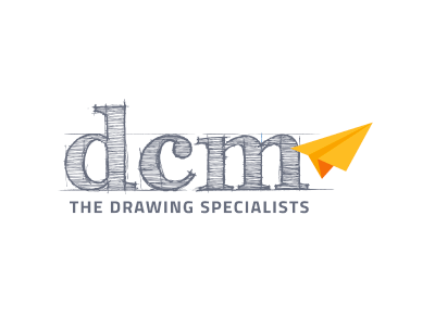 DCM Inc. the Drawing Specialists Logo